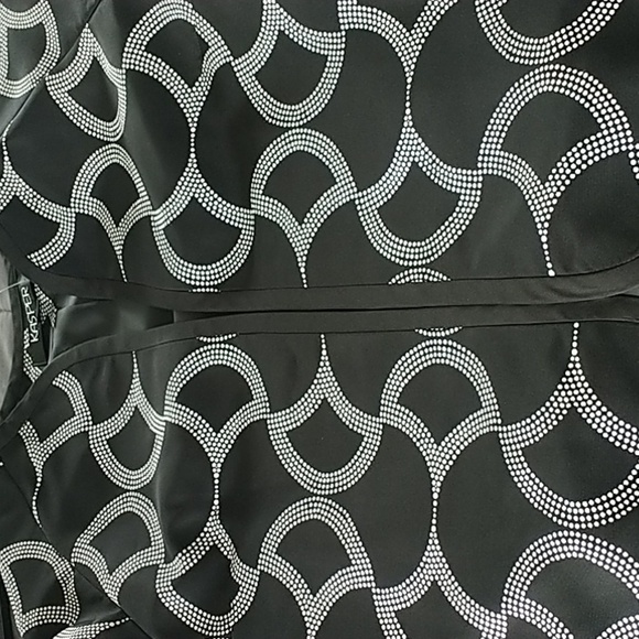 Kasper 100 percent SILK Black &White Blazer Jacket Sz 4 - Picture 10 of 10